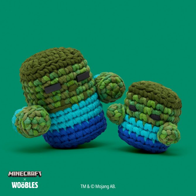 Tiny Minecraft Baby Zombie Accessory Kit - Image 2