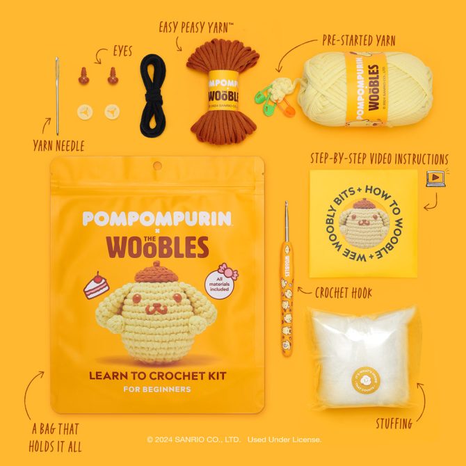 Pompompurin™️ Crochet Kit - Image 3